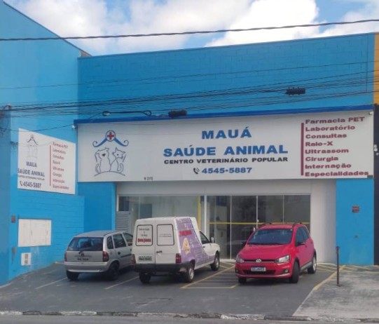 Fachada da Unidade Itapark da Mauá Saúde Animal, centro veterinário popular
